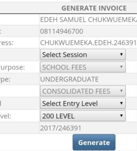 How to pay UNN school fees