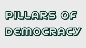 Explain the pillars of democracy