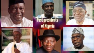 Names of Nigerian Presidents From 1960 till Date
