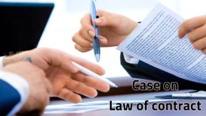 Latest Contract cases 
