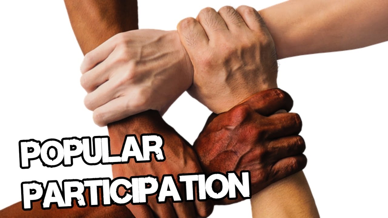 Ways of promoting popular participation