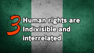 what are the characteristics of human right