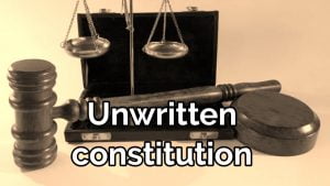 written and unwritten constitution definition