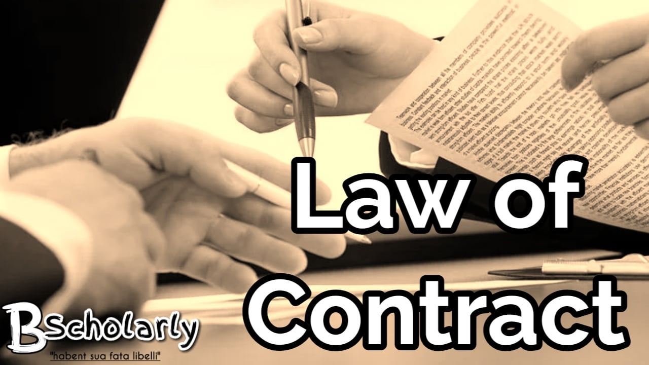 Major forms of contract explained