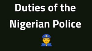Functions of the Nigerian Police Force