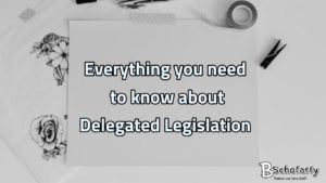 Arguments against delegated legislation
