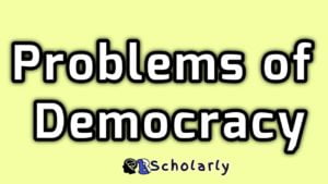 Disadvantages of democracy 