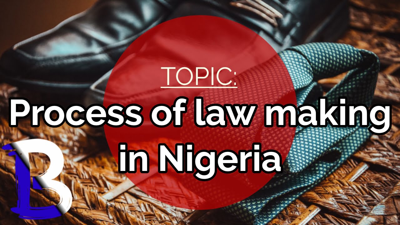 Process of Law Making in Nigeria: See the 8 Stages of a Bill