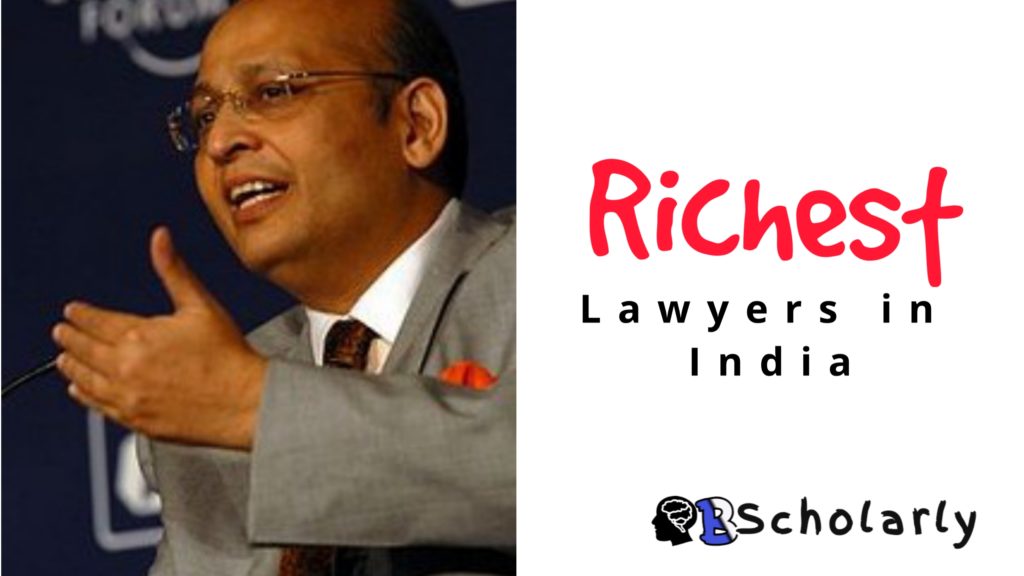 who is Indians richest lawyer? 