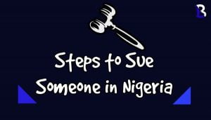 how to sue someone to court in Nigeria