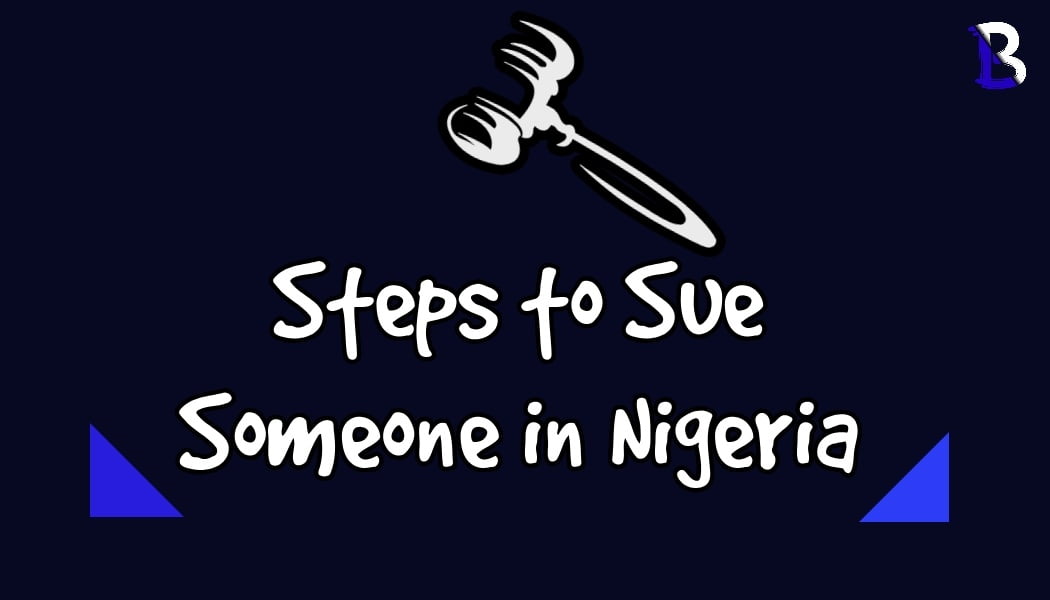 how to sue someone to court in Nigeria
