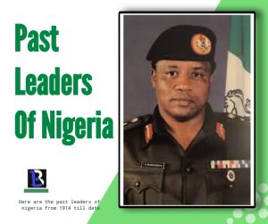 all the past presidents of Nigeria since 1960