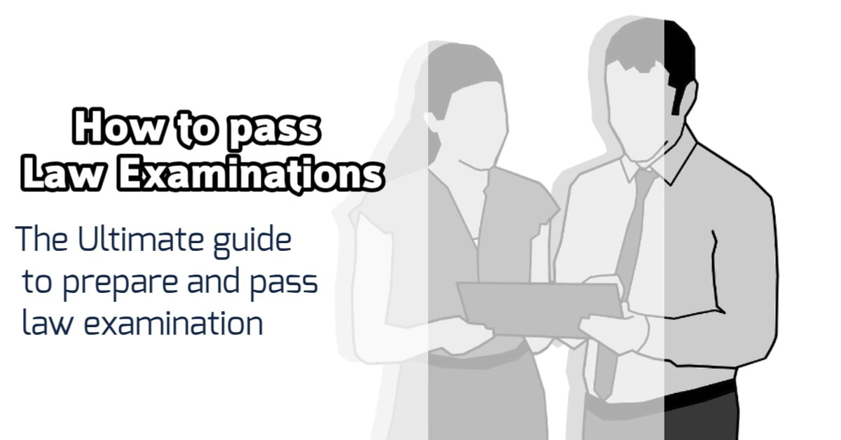 how to pass law examinations