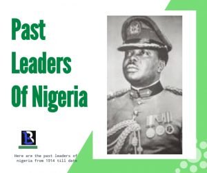 Pictures of the past presidents of Nigeria
