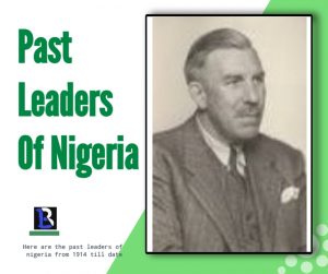 list Colonial leaders of Nigeria