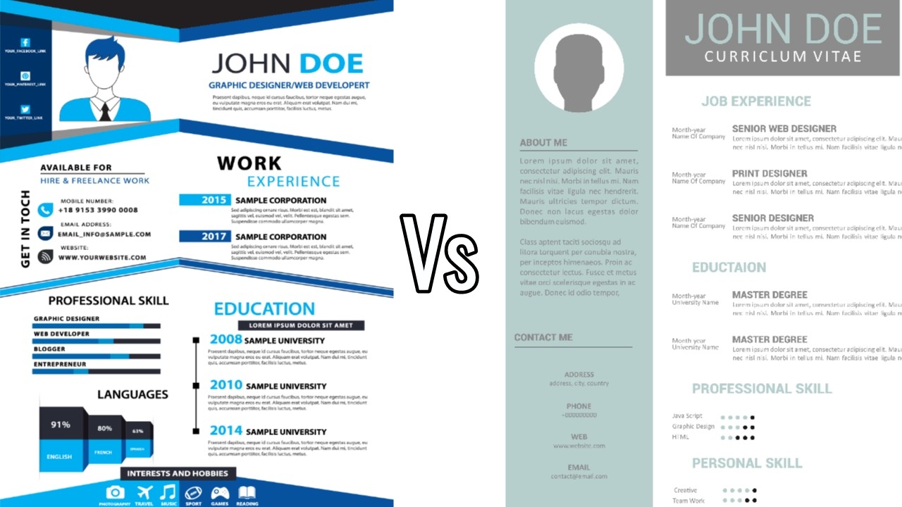 Differences Between Resume and CV (Curriculum Vitae ...