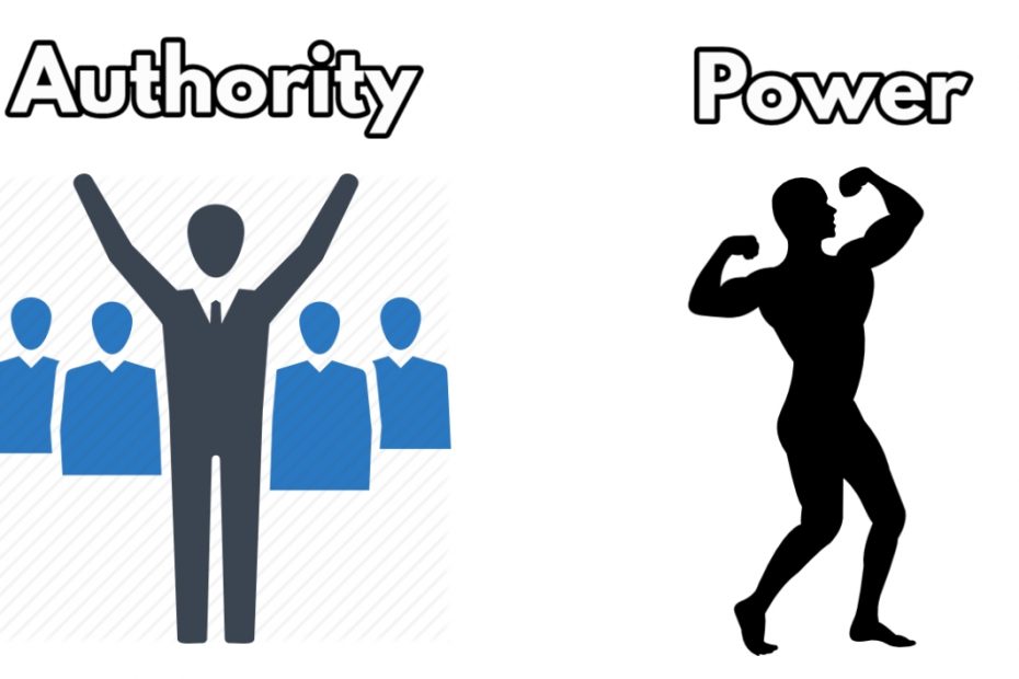 Differences between power and authority