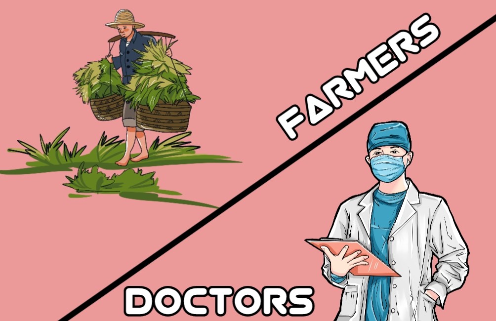 Farmer and Doctor, Who is More Important? Answered