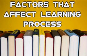 Introduction of factors affecting learning