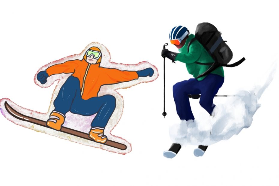 Is skiing or snowboarding better for your back