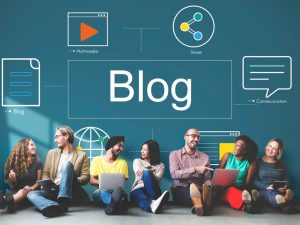 Example of a blog and a website
